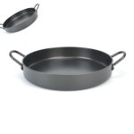구햐 경질 닭갈비팬 볶음팬 철판 춘천닭갈비 원형 가정용고기불판 : 구차상점