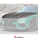 경량 건식 탄소 섬유 후드 BMW 호환 호환 M8 F93 엔진 보넷 : 해바라기기
