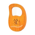 미니 하프 리라 스트링 원목 리라악기 휴대용 취미 16톤 피아노 빈티지 : 썬라이즈유썬