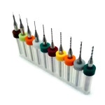 PCB 미니 드릴 비트 카바이드 정밀 회로기판 드릴링 세트 0.1-1.0mm (A1359) : 꼬슈 COSSU