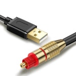 USB-광 오디오 어댑터 USB-광 케이블 USB-광 오디오 변환기 케이블 USB A-SPDIF 포트 어댑터 : 린인즐플렉스