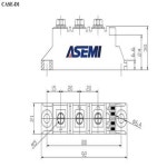 MDA500-16 다이오드 모듈, 3 상 정류기 ASEMI, 500A, 신제품 : SS-상사
