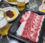 천연버터맛 한우 차돌박이육회 육사시미 구이 투쁠등급 : 케어마미