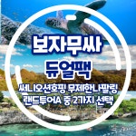 보홀 보자무싸 듀얼팩 써니오션호핑 무제한나팔링 랜드투어A 중 2가지 선택 : 보자무싸