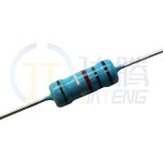 금속 필름 저항기 1.8 1/4W 2 2.2 18 20 22 180 200 220 R Ohm K M 1% 0.25W 5 색 링 저항 1R8 2R 2R2 18R 20R 100 개 : 오오음플렉스