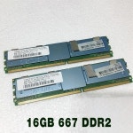 서버 메모리 하이 퀄리티, HP 398709-071, 413015-B21, 416474-001, 16GB, FBD 667 DDR2, 빠른 , 1 개 : 에스 물산