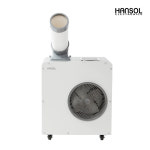 한솔 산업용 에어컨 미니 실외기없는 업소용 이동식 식당 캠핑 공장 창고 일반형1구 : 플러스 마켓