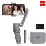 ZHIYUN 공식 SMOOTH Q3 스마트폰 짐벌, 3 축 휴대폰 핸드헬드 안정기, 필 라이트 포함 Combo Version : 고산커머스