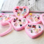 3통 한세트 아동 반지 유아 치과반지 악세서리 조카 선물 어린이집 단체 25여름 : 러브유니