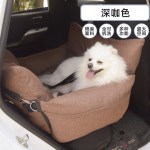 G1067 강아지 카시트 자동차 차량용 고양이 세탁가능 쿠션 귀여운 소형견 중형견 : 쿠마네상점
