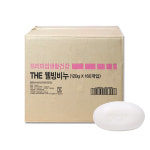 대용량 THE 웰빙비누 120g x160개입 업소용 세수 세안 목욕 사우나 헬스장 호텔 흰색 : 모두의온샘