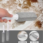 변기 요석 얼룩 제거 스톤 청소 브러쉬 클리너 매직스톤 경석돌 용품 (A1350) : 꼬슈 COSSU