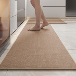 사리마 흡수 발매트 말랑 화장실 욕실 주방매트 미끄럼방지 발판 사리마 갈색, 120x45cm : 노아초이스