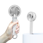 애니클리어 에어컨 쿨링 냉각 무선 휴대용선풍기 손풍기 ICF10 화이트 : 애니클리어