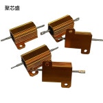 금 알루미늄 케이스 저항 RX24-50W 0.1 0.5R 2 5 6 8R 10R 50R100R 1K 로트당 1 개 : 오오음플렉스