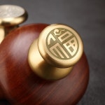 흑단 황동 뚜껑받침 다기 거치대 다관 자사호 다도용품 : 다도다독