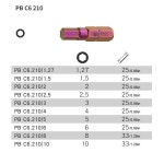 PB SWISS 1/4 정밀 육각 드라이버 비트 육각 소켓 나 1Pcs 자기 컬러 비트 NO.C6-210 | E6-210 : 팔팔플렉스