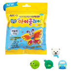 아모스 아이클레이 50g 파우치 컬러 점토 하늘색 : 한양문구팬시