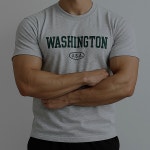 워싱턴 머슬핏 티셔츠 짐웨어 : TITAN FIT
