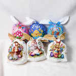 부활절 달걀 계란 토끼 귀여운 소포장 봉투 선물 포장 보자기 비닐 토끼귀 간식 구디백 : 서문포장