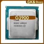 듀얼 코어 CPU G3900 2.8GHz 2M SR2HV LGA1151 G3900 : 십십플렉스