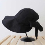 여성 여름 린넨용 여행 해변 비치 캐주얼 모자 벙거지 여자 연예인 여행용 여성용 : 씨엔케이몰