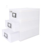 제이에이치 다용도 서랍형 수납박스 중형 3단 멀티박스 수납상자 : J.Hwan