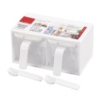 펄 금속 쿠 로브 조미료 스토커 2개세트 일제 H7149 : MONSTERS STORE