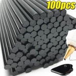 자동차 덴트 수리 접착제 스틱, 차체 무도장 블랙 핫멜트 스트립, 도구, 7mm, 11mm : 디럭스스타일