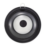 펄 금속 유리창 포함 후라이팬 냄비 뚜껑 16cm 실리콘가공 후라이팬덮개 콤팩트H5166 : MONSTERS STORE