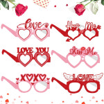 발렌타인 데이 러브 선글라스 웨딩 사진 부스 소품 장식 파티 안경 독신 용품 6 : 34난쟁이