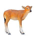 한우 소 조형물 농장 축제 모형 소품 대형 음식점 장식물 송아지 사슴 조각상 : 나름 스토어