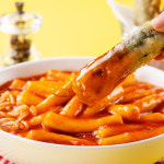3초떡볶이 6팩 / 보통맛 매운맛 밀떡볶이 김말이 만두 튀김사리 : 옥이네ogine