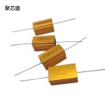 1 개/몫 저항 RX24-5W 골드 알루미늄 케이스 0.1/0.5R/2/5/6/8R/10R/20/47/50/100R/10K BOM : 십이이플렉스