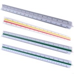 스틸자 1PC 스케일 눈금자 30CM 삼각형 미터법 120 : 디지털마켓1004