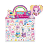 스티커 코디놀이 슈팅스타 티니핑 입체가방스티커 오로라핑 캐슬하우스 여아선물 : 아기유아키즈어린이 놀이터