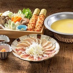 츠카다 농장 특선 황금 스프 닭 백탕 지닭 냄비 샤브샤브 〆라면 첨부 미야자키 지두닭 미야자키 국산 냄비 : aispeed