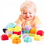 HM 빌딩블럭24P 도형맞추기 교육완구 : 효민몰