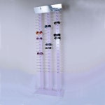 스탠드 안경 거치대 선글라스 디스플레이 매장 안경점 진열 걸이 우드 선반 : 구매데헷에이트