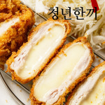 청년한끼 송경수쉐프 돈가스 수제 치즈돈가스 150g 3장 돈카츠 : 청년한끼
