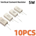 10PCS 5W 수직 시멘트 저항기 5% 0.1 ~ 100K 0.1R 0.5R 1R 10R 100R 022 033 05 1 2 5 8 10 15 20 25 30 100옴 : 십이이플렉스