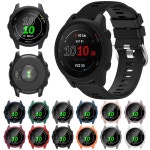Garmin Forerunner 265 255 용 TPU 케이스 실리콘 소프트 보호 커버 스크린 쉘 범퍼 보호기 : nninecp