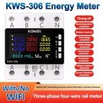 KWS-306 전력계 3상 4선 컬러 스크린 다기능 AC 85-290V 에너지 암페어 와트 Kwh 미터 : 이룸종합상사몰