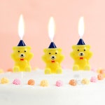 제이생활샵 만세 곰 생일 초 3개입 x 2세트 파티용품 게임소품 깜찍한미니사이즈 뽑기게임 : 제이 생활샵