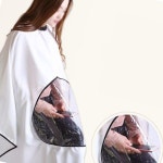 키밍 미용실 커트보 보이는 이발가운 컷트보 파마보 가운 미용실가운 앞치마 : 다드림shop
