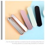 6Pcs 연필 케이스 학생 주최자 주석 다기능 Tinplate 일일 사용 : 프로젝트윤