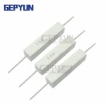 Gepyun 시멘트 저항 저항기 10W 1 2 5 8 ohm 1R 2R 5R 8R : 삼삽삼플렉스