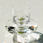 [다도 다기] 예향원 핸드메이드 페리도트 그린 크리스탈 다기 받침 E-10393 : 예향원