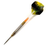 CUESOUL AURORA 21g Steel Tip Tungsten Dart Set, Gold Titanium Nitride Coating (CSAR-C4102) : harmo21