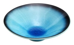 미노야키 히가시야마 가마 마루 얕은 그릇 접시 터키 관입 551-0056 : Raijin Mart